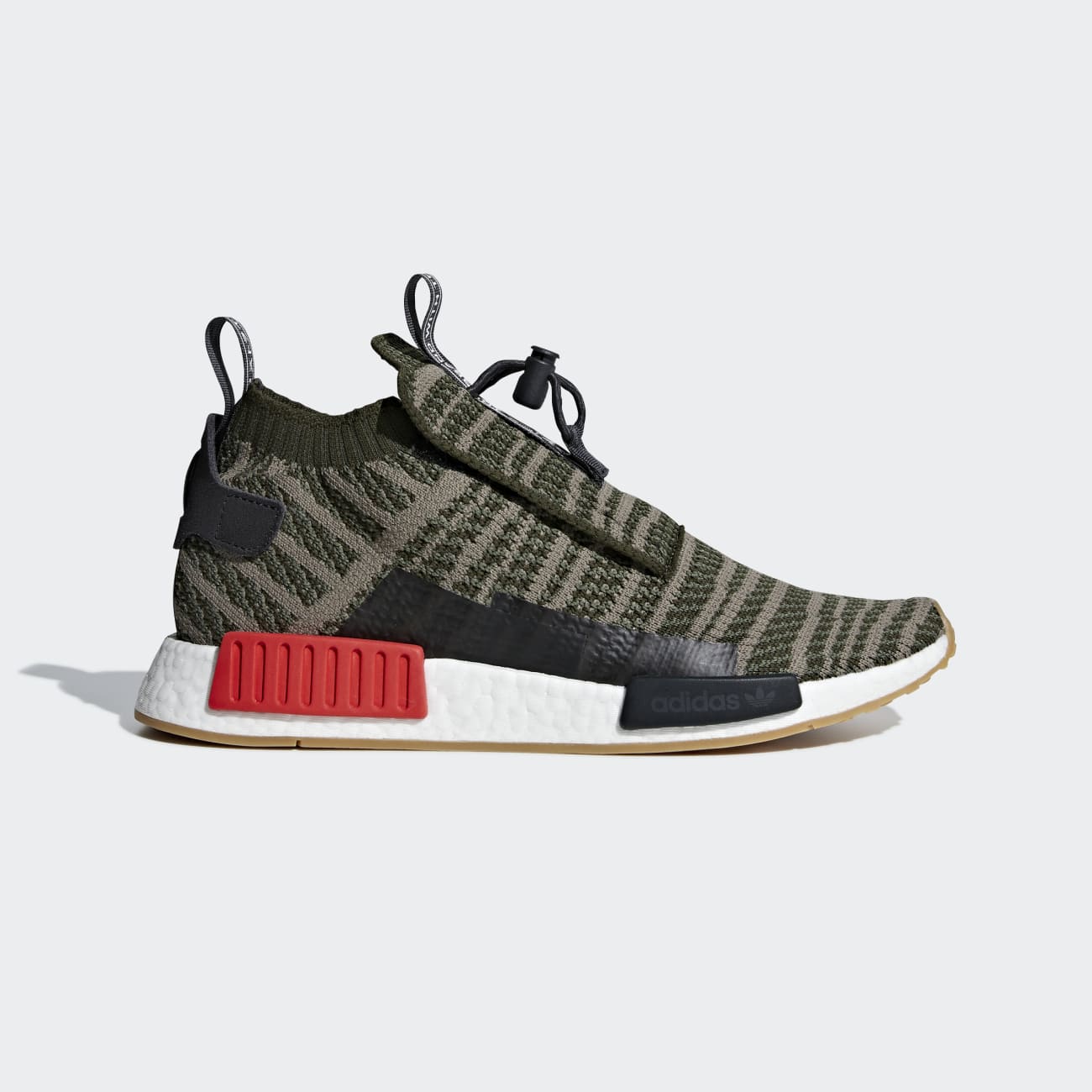 Adidas NMD_TS1 Primeknit Férfi Originals Cipő - Zöld [D50248]